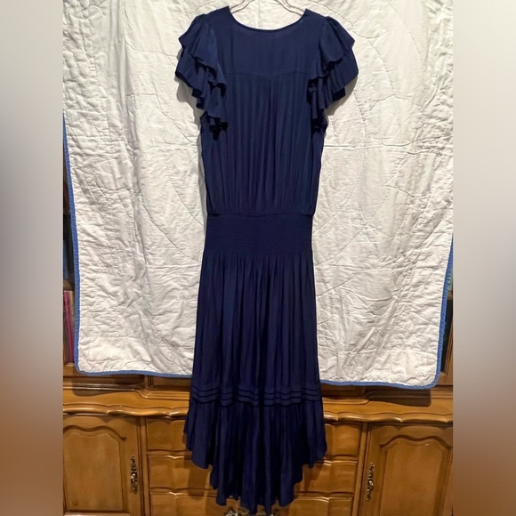 Ramy Brook Ali Japanese Tech
Midi Dress In Spring Navy Sz:Medium - Picture 9 of 14